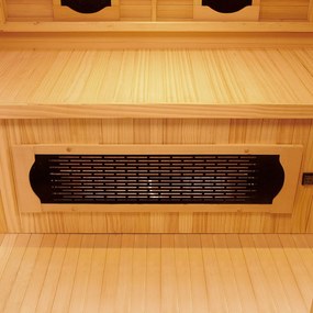 Infračervená sauna/ tepelná kabína Oslo s keramickými radiátormi a drevom Hemlock