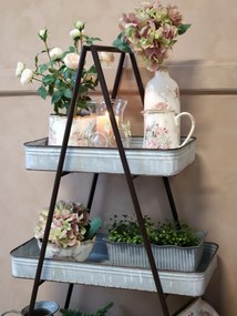 Etajera din metal, cu 5 sertare, Antique zinc