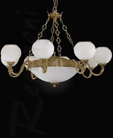 Candelabru clasic din alama 8+3 design italian 9350