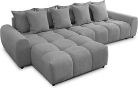 Colțar gri (cu colț pe partea stângă/cu șezlong) Albane – Ropez