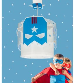 Lustră pentru copii Dalber 61812 BLUE HERO 1xE27/15W/230V