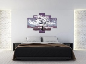 Tablou - Copac în nori (150x105 cm)