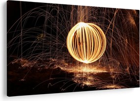 Tablou cu bilă iluminată (90x60 cm)