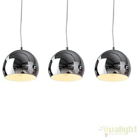 Lustra eleganta cu 3 pendule Chromagon 3 crom A-17760 VC