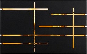 Aplica 622 - A, negru, metal, 35x10x22 cm