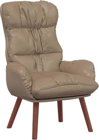 vidaXL fotoliu Cappuccino 69 x 74 x 93 cm Piele artificiala