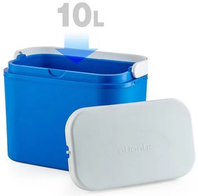 Lada frigorifica ATLANTIC, 10 litri, Pasiva, Racire, Fara BPA, Albastru