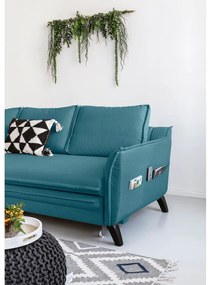 Colțar extensibil cu șezlong pe partea stângă Miuform Charming Charlie, turcoaz