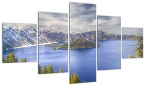 Tablou lacul montan (125x70 cm), în 40 de alte dimensiuni noi