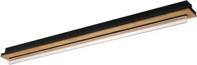 Brilagi - Plafonieră LED WOODY FLAT LED/25W/230V stejar/negru