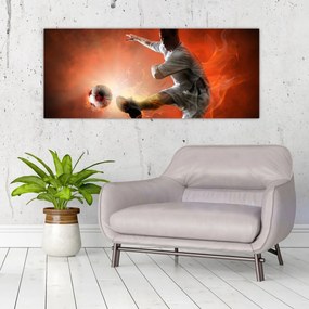 Tablou - Fotbalistul (120x50 cm)