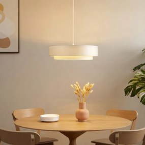 Lampa suspendată modernă albă 50cm 3 lumini - Drum Duo