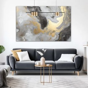 Lustră pe cablu GENESIS 5xGU10/8W/230V auriu