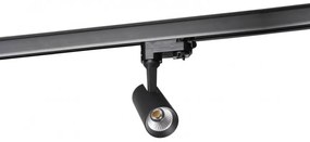 Spot LED directionabil pe sina KIRKE TRACK 3Line CCT 10W negru