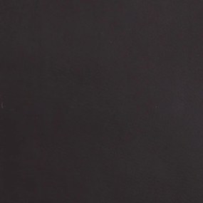 Taburet, negru, 45x29,5x39 cm, piele ecologica lucioasa Negru, Picior negru in forma de stea