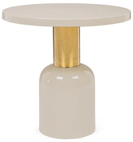 Masuta de cafea din metal crem Nalima