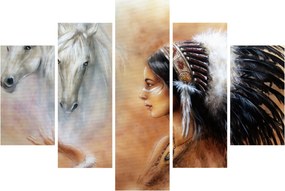 Tablou - Farmecele indienilor (150x105 cm)