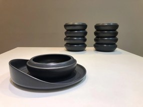 Set 48 Boluri Vulcano Amare (Negru Mat, 1 Litru)