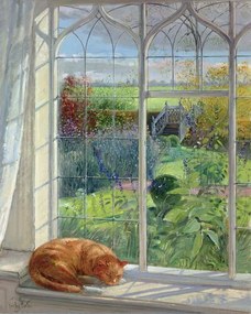 Reproducere Sleeping Cat and Chinese Bridge, Timothy Easton