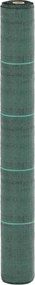 vidaXL Membrană antiburuieni, verde, 1x200 m, PP