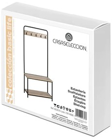 Set pentru hol negru/cu aspect de lemn de stejar – Casa Selección