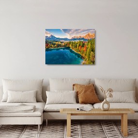 Tablou pe sticlă - Lacul Urisee, Austria (70x50 cm)