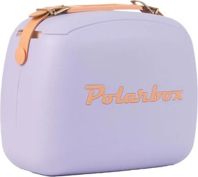 Geanta frigorifica Polarbox Pop, 6 litri, Include 2 cutii pentru pranz, Pana la 24 h, Violet/Portocaliu