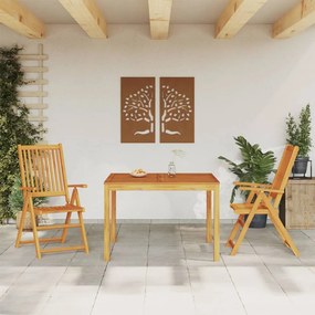 3295255 vidaXL Set mobilier de grădină, 3 piese, lemn masiv de acacia