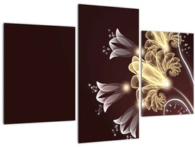 Tablou - Flori strălucitoare (90x60 cm)