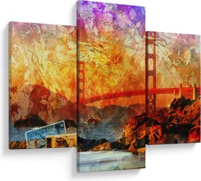 Tablou - Golden Gate, SanFrancisco, California (90x60 cm)
