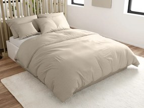 Lenjerie de pat din bumbac cu finisaj creponat LUXERA gri-maroniu buzunar de hotel II.calitate Dimensiune lenjerie de pat: 70 x 90 cm | 140 x 200 cm