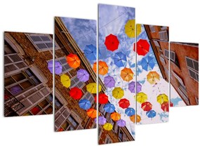 Tablou - Umbrele colorate (150x105 cm)