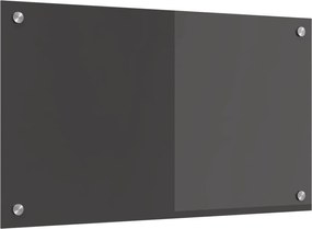 vidaXL Panou de bucătărie Gri închis 70 x 40 cm sticlă securizată