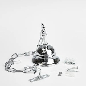 Lustră de cristal pe lanț Brilagi MOZART 5xE14/40W/230V crom lucios