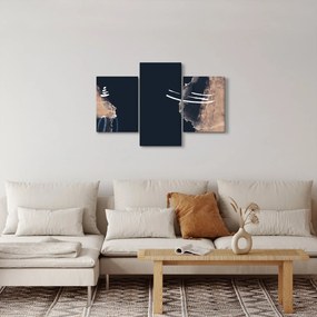 Tablou - Abstracție albastru închis (90x60 cm)