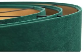 Lustr TRINITI 1xE27/60W/230V verde/auriu pe cablu