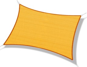Outsunny Voal de umbrire Panza Solara rectangulara 6L x 4l m HDPE Galben | Aosom Romania