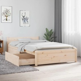 vidaXL Cadru de pat cu sertare Single, 90x190 cm