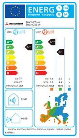 Aparat de aer conditionat Mitsubishi Heavy Industries SRK / SRC 71 ZTL-W, 24000 BTU, A++, Pana la 50 m², Wi-Fi, JET Air Scroll, Curatare automata, Jet Air Scroll, Wi-Fi, Alb