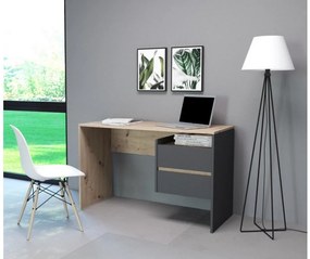Masă PC Paca 3 (stejar artisan + antracit). 1048467