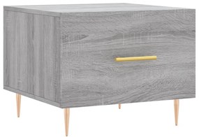 vidaXL Măsuță de cafea, gri sonoma, 50x50x40 cm, lemn prelucrat