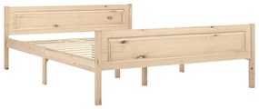 322098 vidaXL Cadru de pat, 120x200 cm, lemn masiv de pin