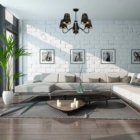 Lustră pe tijă HERMES 5xE27/60W/230V