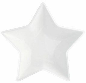 Castron din porțelan Altom Star, 19 x 18 x 5,5 cm, alb