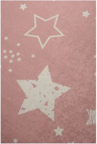 Covor copii Pink Stars, 140 x 190 cm