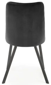 Set de 4 scaune de dining RESTIVO, negre