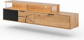 Set stejar masiv natur Living Tress IV -Negru