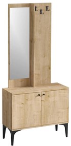 Set mobilier pentru hol Lara (Stejar). 1072683