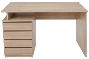 Masă de birou HANY NEW, stejar sonoma