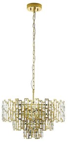 Lustră pe lanț CALMEILLES 10xE14/25W/230V d. 63 cm Eglo 39613